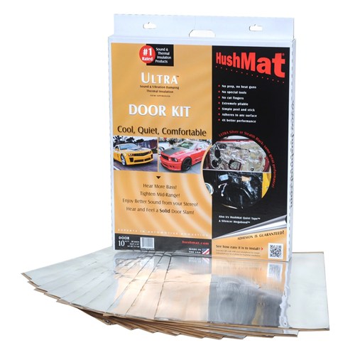 Sound Dampening Hushmat Ultra Door Kit - Silver Foil - 10 Sq Ft