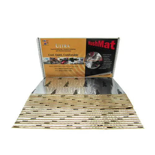 Floor Sound Dampening Hushmat Ultra Floor & Dash Kit - Silver Foil - 38.7 SqFt