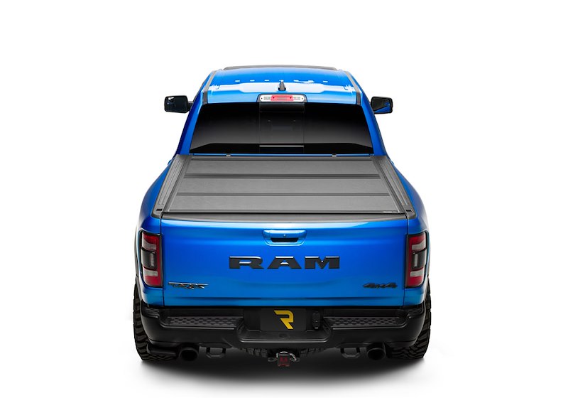 Extang 80350 Tonneau Cover; Endure ALX; Hard Folding; Low Profile; 2 Folds/ 3 Panels; Front Hinge Allows Entire Tonneau to Flip Up When Folded; Textured Powder Coated Matte Black; Aluminum; Lockable Using Tailgate Handle Lock; Without Tool Boxes