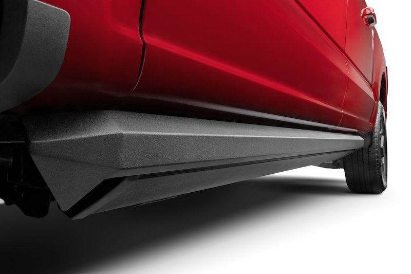 Amp Research 77255-01A Running Board; PowerStep™ XL; Anodized; Textured Black; 6063 Marine Grade Aluminum; Lighted; Rocker Panel Mount; With 3 Inch Lower Drop