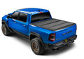 Extang 80350 Tonneau Cover; Endure ALX; Hard Folding; Low Profile; 2 Folds/ 3 Panels; Front Hinge Allows Entire Tonneau to Flip Up When Folded; Textured Powder Coated Matte Black; Aluminum; Lockable Using Tailgate Handle Lock; Without Tool Boxes