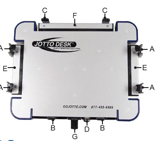 Jotto-Cargo Slide Laptop Mount