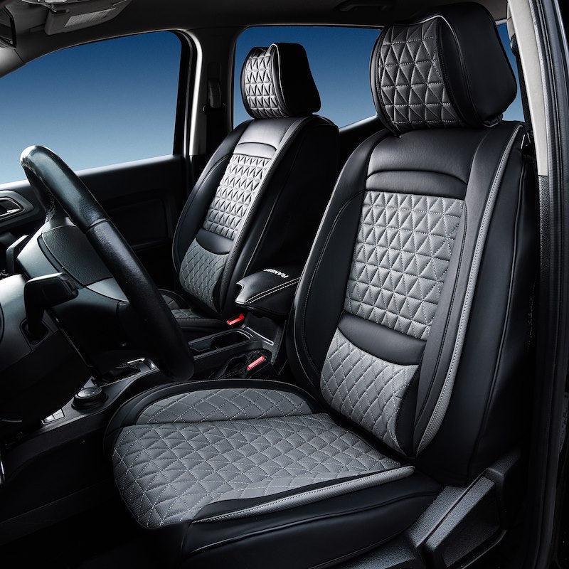 Seat Cover Solutions - Universal Fit in Beige Color