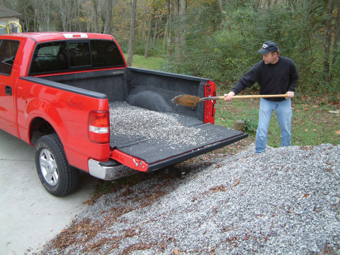 BedRug BRC07SBK Bed Liner; Classic; Drop In; Under Bed Rail; Dark Gray; Carpet-Like Polypropylene; Tailgate Liner Included